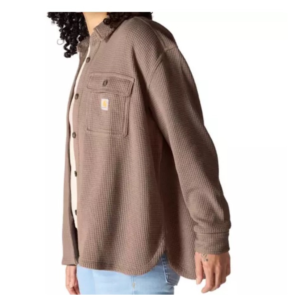 Carhartt Women's Brown Button Down Shirt
